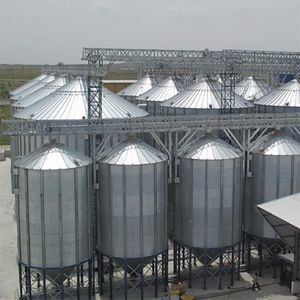 Silo mit konischem Boden
