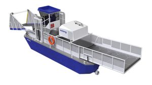 Algen-Erntemaschine