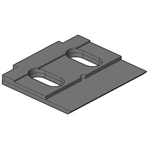 Messerblock von unten