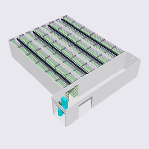 Substratloses Anbausystem / für Sprossenanbau