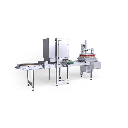 Automatischer Eierspiegler - Pas Reform Hatchery Technologies - mit Transfersystem