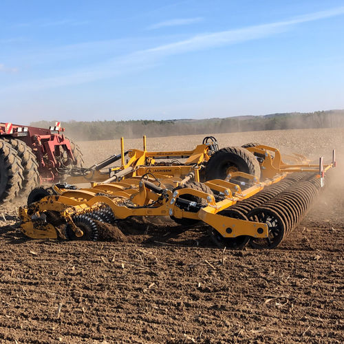 Gezogene Kurzscheibenegge - DISC-O-MULCH® Serie R - AGRISEM International - zweiteilig / mit Rolle / zusammenklappbar