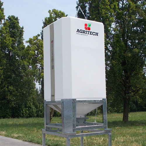 Silo für Getreide - CUBO3 - AGRITECH S.R.L. - Glasfaser / mit konischem Boden