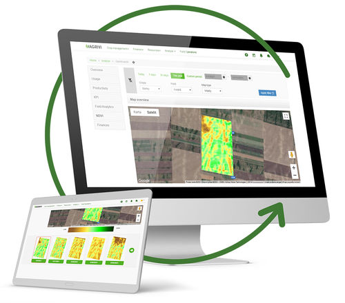 Management-Software - AGRIVI - Überwachung / Landwirtschaft / Echtzeit