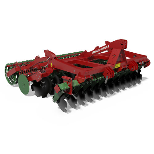 Angebauter Flügelschargrubber - BTC series - AGRO-MASZ Pawel Nowak - mit Rolle / mit Kurzscheibenegge / mit Hydraulikregelung
