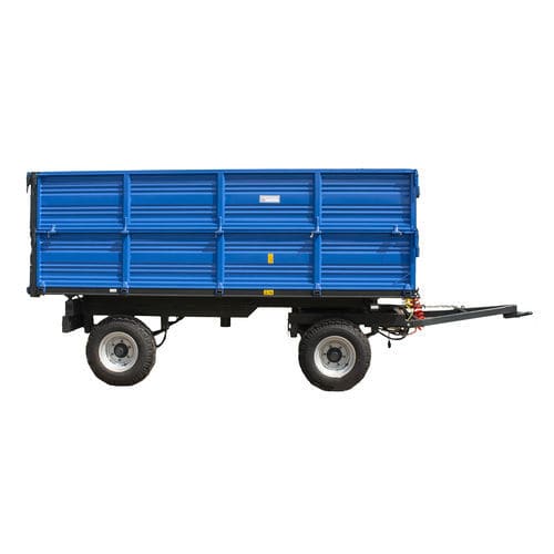 Pritschenanhänger - MC80/RT-2A - SC Mecanica Ceahlau SA - Landwirtschaft / 8 t / mit Hydraulikbremse