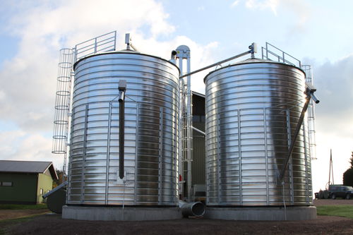 Silo für Getreide - Antti-Teollisuus Oy - Metall / rund