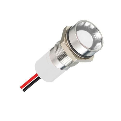 LED-Leuchtanzeige - Q14R5CXXW02E - APEM GmbH - weiß / stationär / mit Kabel