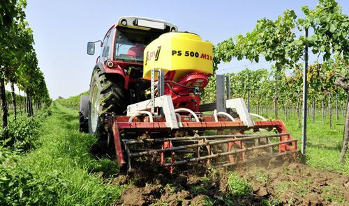 Sämaschinenmontierter Düngerstreuer - PS 500 M2 D - APV - Technische Produkte GmbH - fest