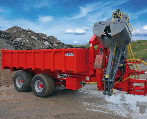 Kippanhänger - Z 6,6 - AS FORS MW - zum Kippen / angebaut / 2-Achsen
