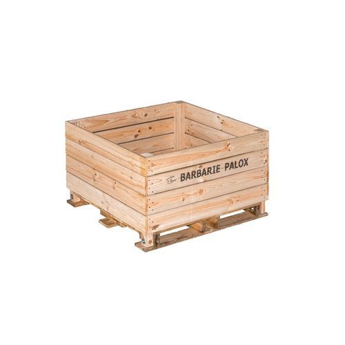 Obst-Boxpalette - Palox Type F - BARBARIE PALOX - Holz / Lager / stapelbar