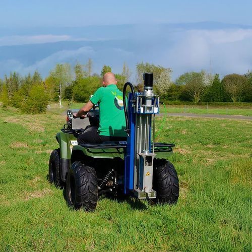 Gezogene Bodensonde - DE-1.30 - Bodenprobetechnik Peters GmbH - quadmontiert / für Fahrzeug / angebaut
