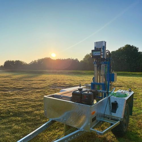 Plattformanhänger - Bodenprobetechnik Peters GmbH - einachsig / für offene Felder / Landwirtschaft