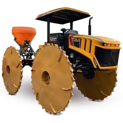 Portaltraktor - TAI 4084 HLA - Braselio Industria e Comercio de Maquinas Ltda. - hydrostatisch / für Reisanbau / mit ROPS