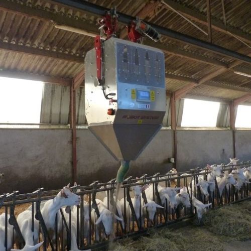 Schienenmontiertes automatisches Fütterungssystem - DA series - Silofarmer - für Rinder / für Ziegen / für Schafe