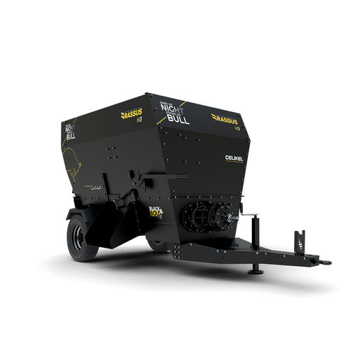 Horizontaler Futtermischer - Brassus H3 - CELIKEL AGRICULTURAL MACHINERY INC - gezogen / mit seitlicher Entladung / 2-Schnecken