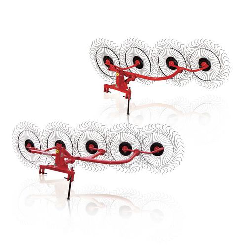 Sternschwader - Finger Wheel Rake With 5 Rakes - Celmak Agriculture Machinery - mit seitlicher Ablage / mit zentraler Ablage / Mehrfach-Rotor