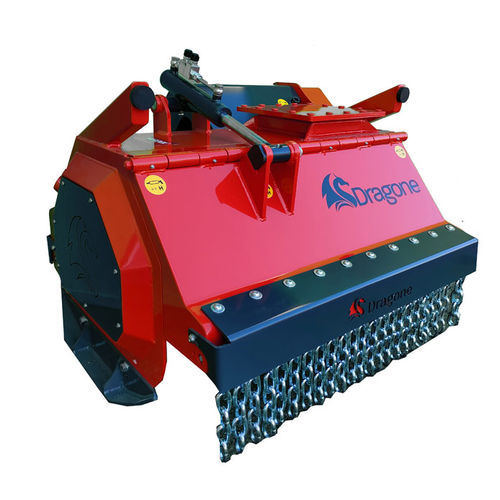 Angebautes horizontales Mulchgerät - TS HFS series - Dragone S.r.l. - Messer / für Bagger
