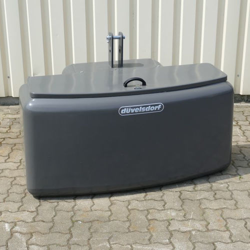 Monoblock-Gegengewicht - 215 series - Düvelsdorf Handelsgesellschaft mbH - Front / hinten / mit Werkzeugkasten