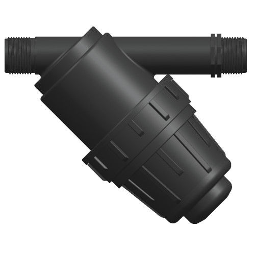 Bewässerungsfilter mit Sieb - 442 PP AG - Elysee Rohrsysteme GmbH - Kunststoff