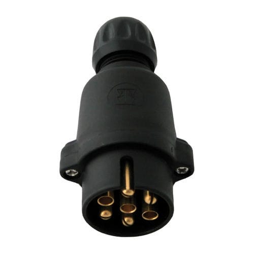 Steckeranschluss - 201048 - ERICH JAEGER GmbH + Co. KG - 7-polig / 12 V / Kupfer