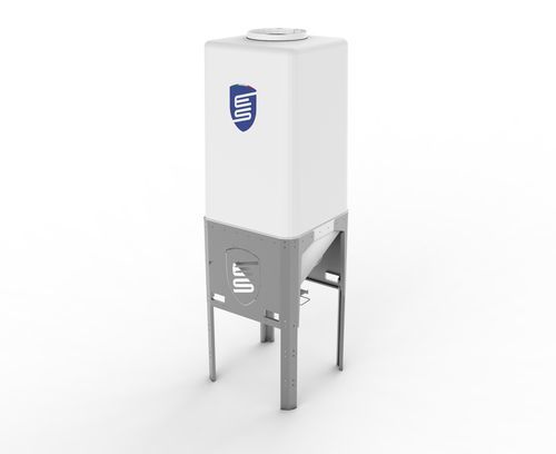 Mineralstoffsilo - FEEDBOX - EUROSILOS SIRP s.r.l. - für Tiernahrung / Glasfaser / galvanisiertem Stahl