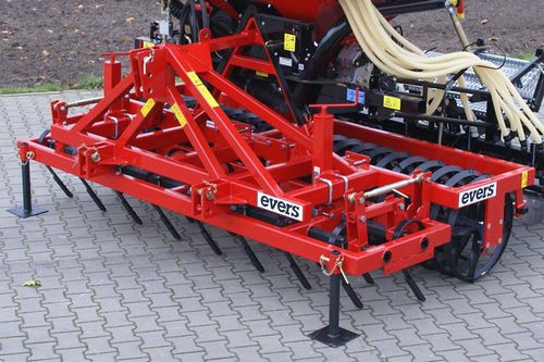 Angebauter Grubber - Albino  - EVERS Agro B.V. - mit Rolle / mit Dreipunktanbau / zusammenklappbar