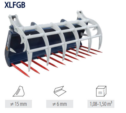 Silagegabel - XLFGB - Firma Kolaszewski - mit Haltearm