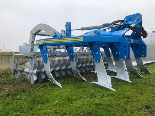 Tiefenlockerer mit Dreipunktanbau - MIX Series - Fontana S.r.l. - attrezzature agricole - mit Rolle