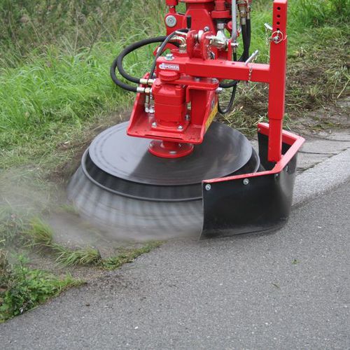 Angebaute Kehrmaschine - PFP series - Gerhard DÜCKER GmbH & Co. KG - für Straßen / Heckbefestigung