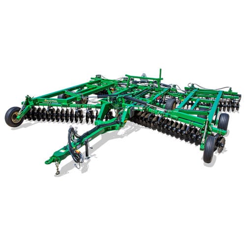 Gezogene Kurzscheibenegge - VELOCITY® - Great Plains Manufacturing Inc. - zweiteilig / mit Rolle / mit Hydraulikregelung