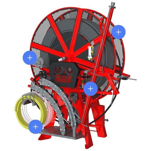 Hydraulisch gesteuerter Drainagereiniger - BLIZZ - HOMBURG Holland