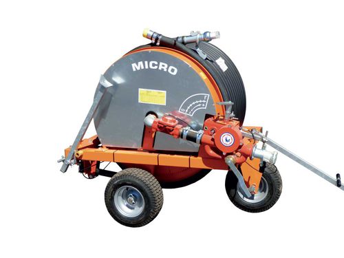 Bewässerungs-Aufwickler / mit Turbinenantrieb - MICRO 44 - IRRIFRANCE - traktormontiert
