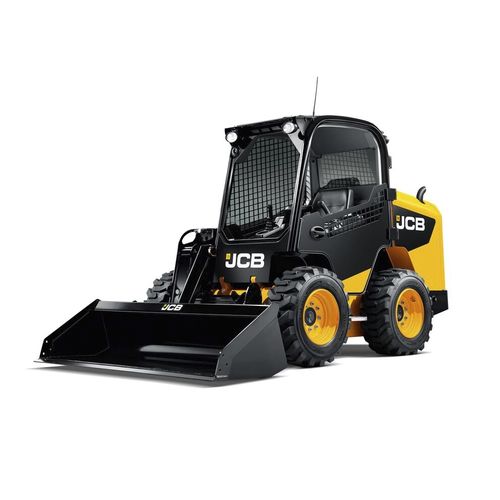 Lader mit Gummireifen - 155 - JCB - kompakt / mit Kabine / Radial