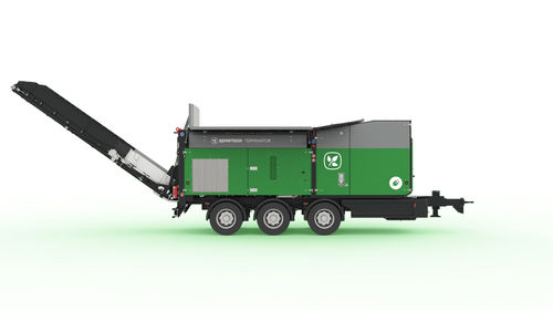 Rad-Häcksler - Terminator e-mobile - Komptech GmbH - elektrisch / mit hydraulischem Einzug
