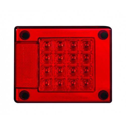 Hinten-Leuchte - 460FMB - LED Autolamps Europe LLP - Nebel / rot / quadratisch