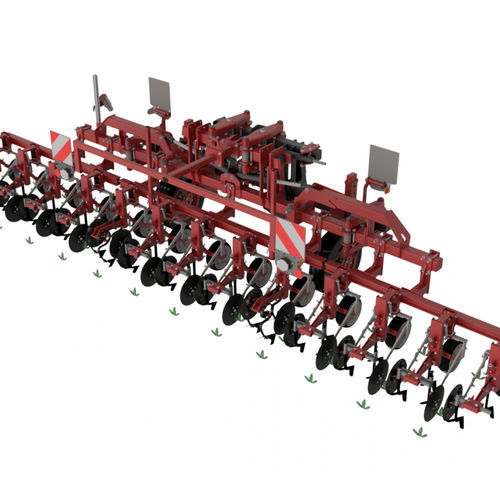 Mechanischer Unkrautentferner - EC-WEEDER - Machinefabriek STEKETEE B.V. - angebaut