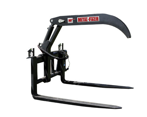 Palettengabel - WOOD LOG GRIP - Metal-Fach Sp. z o.o. - 3 Zinken / mit Hydraulikregelung / klappbar