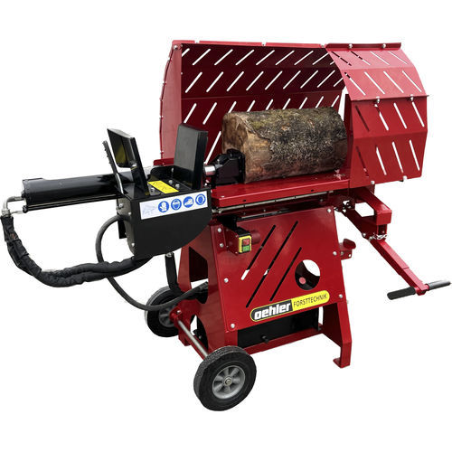Elektrischer Holzspalter OL 1040 Oehler Maschinen Fahrzeugbau GmbH horizontal / auf Rollen