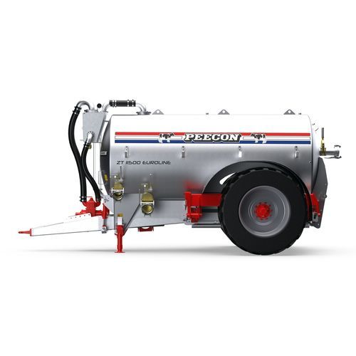 Einachsiger Güllewagen - ZT Multiwheel series - Peeters Group - mit Steinpflug
