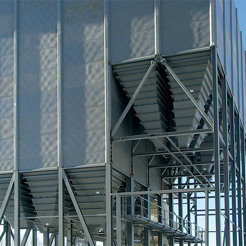 Silo für Getreide - GWS  - PETKUS Technologie GmbH - Stahl / Trichter / modular