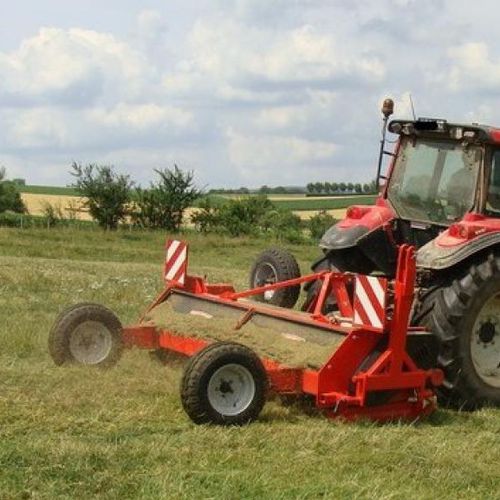 Angebautes horizontales Mulchgerät - BP series - Quivogne - Messer / mit 30 Hämmern / mit 16 Hämmern
