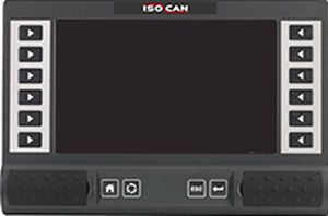 Kontrollgerät für Anbau-Zusatzstoffe / on-board - iSOCAN - RDS Technology Ltd. - mit Display / für Traktor