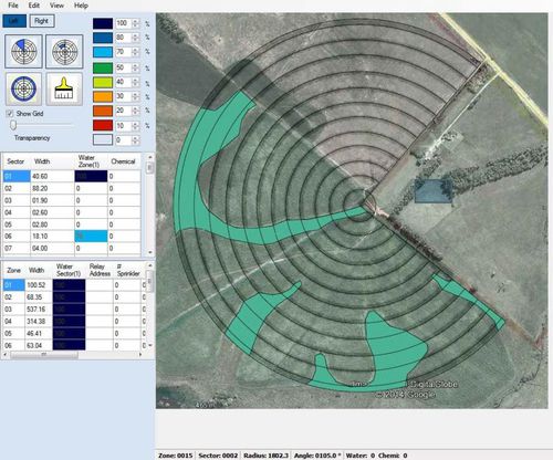 Bewässerungsmanagement-Software - VRI - REINKE Irrigation - Bewässerung / Bewässerung mit variablem Durchsatz