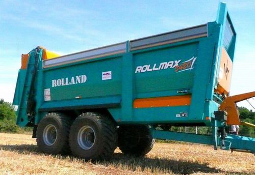 Gezogener Düngerstreuer - ROLLMAX 5420 - Rolland - fest / Seitenbereich