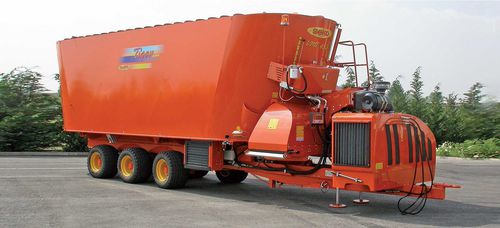 Vertikaler Futtermischwagen - TIGER MD/VMS - SEKO INDUSTRIES - gezogen / mit Frontentladung / 2-Schnecken