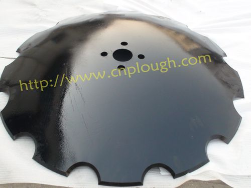 Gewölbte Scheibe - Shandong TIANSHENG Machinery Co., Ltd. - geriffelt / für Egge / universell