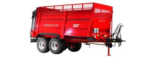 Gezogener Stalldungstreuer - ORION R 140 - SIP STROJNA INDUSTRIJA d.d. - mit senkrechtem Streuer / mit waagerechtem Aufbringer / Tandem