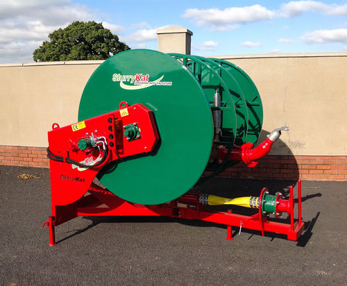 Aufroller zur Gülleausbringung / Hydraulikmotor - SlurryKat Ltd. - traktormontiert