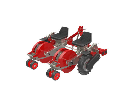 Pflanzmaschine mit Zwiebel - SPAPPERI - automatisch / 2 Reihen / angehängt